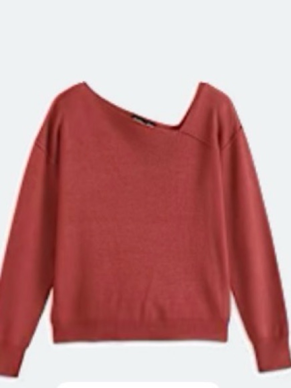 Montgomery Post Hazel Asym Neckline Desk to Dinner Sweater